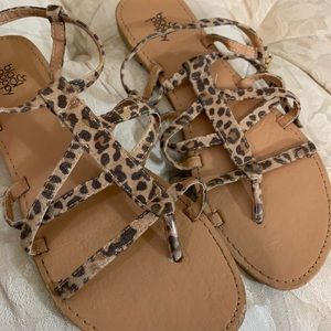Cheetah Sandals